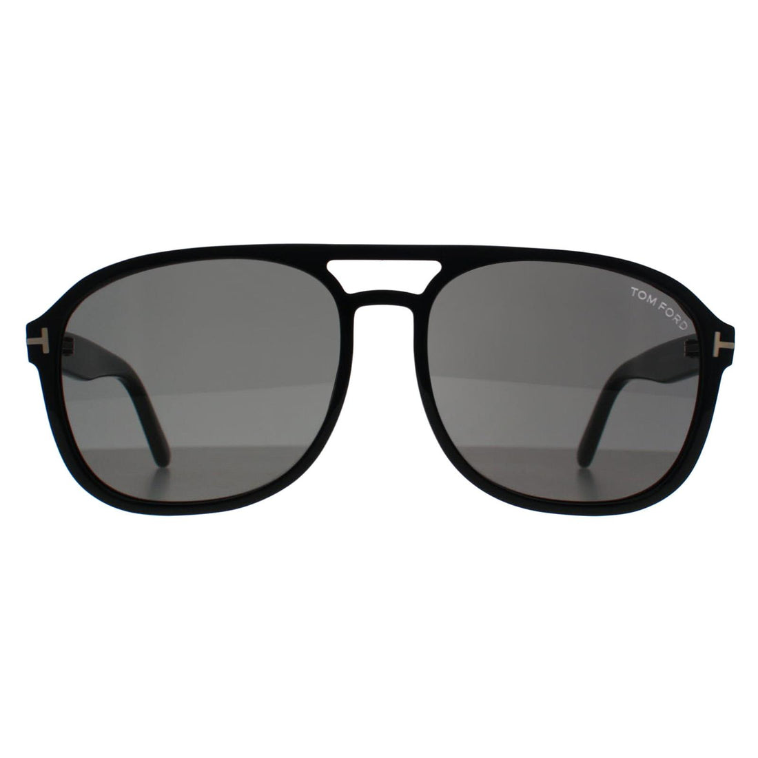 Tom Ford Sunglasses Rosco FT1022 01A Shiny Black Dark Grey