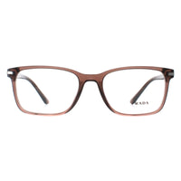 Prada Eyeglasses PR14WV 17O1O1 Brown Transparent Men