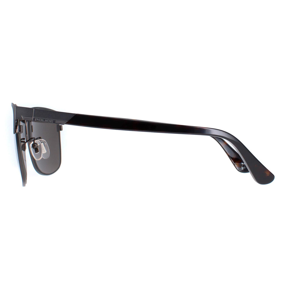 Police Sunglasses SPL774 Westwing 5 627P Matte Gunmetal Brown Polarized