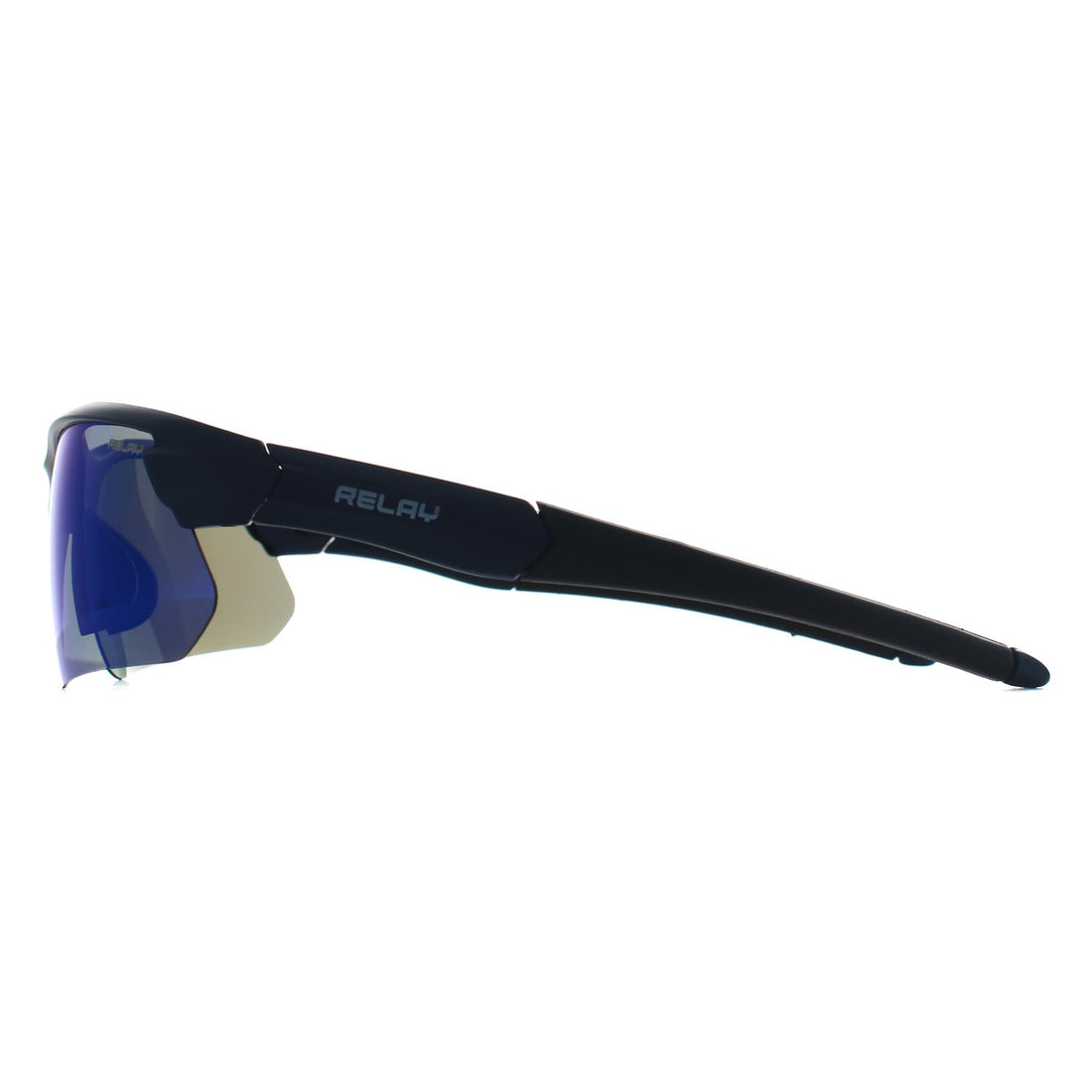 Relay Sport Unisex Matte Dark Blue Blue Revo Polarized Overdrive Sunglasses