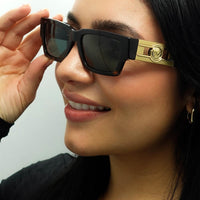 Versace Sunglasses VE4459 108/87 Dark Havana Dark Grey
