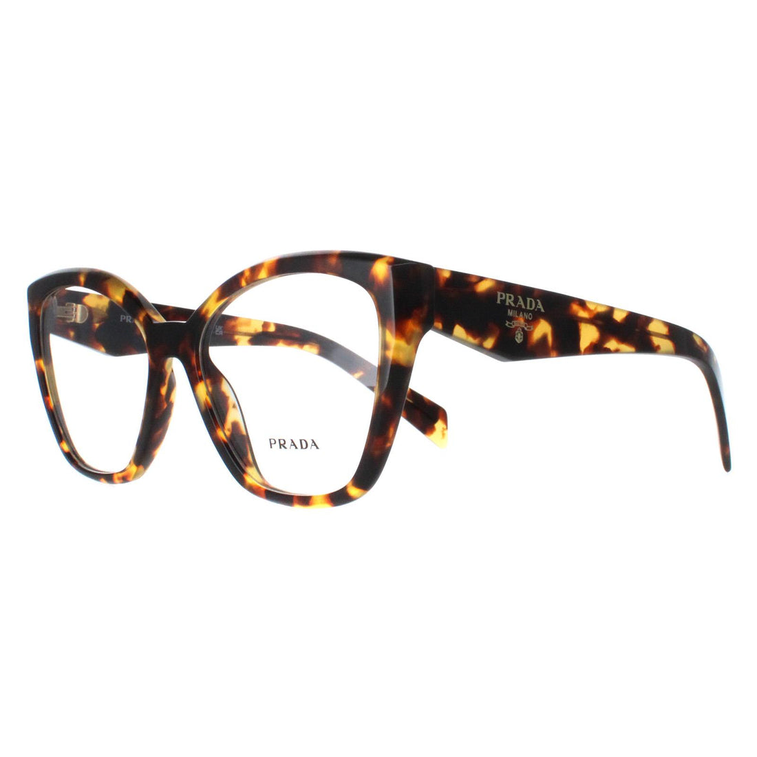 Prada Eyeglasses PR20ZV 14L1O1 Honey Tortoise Women