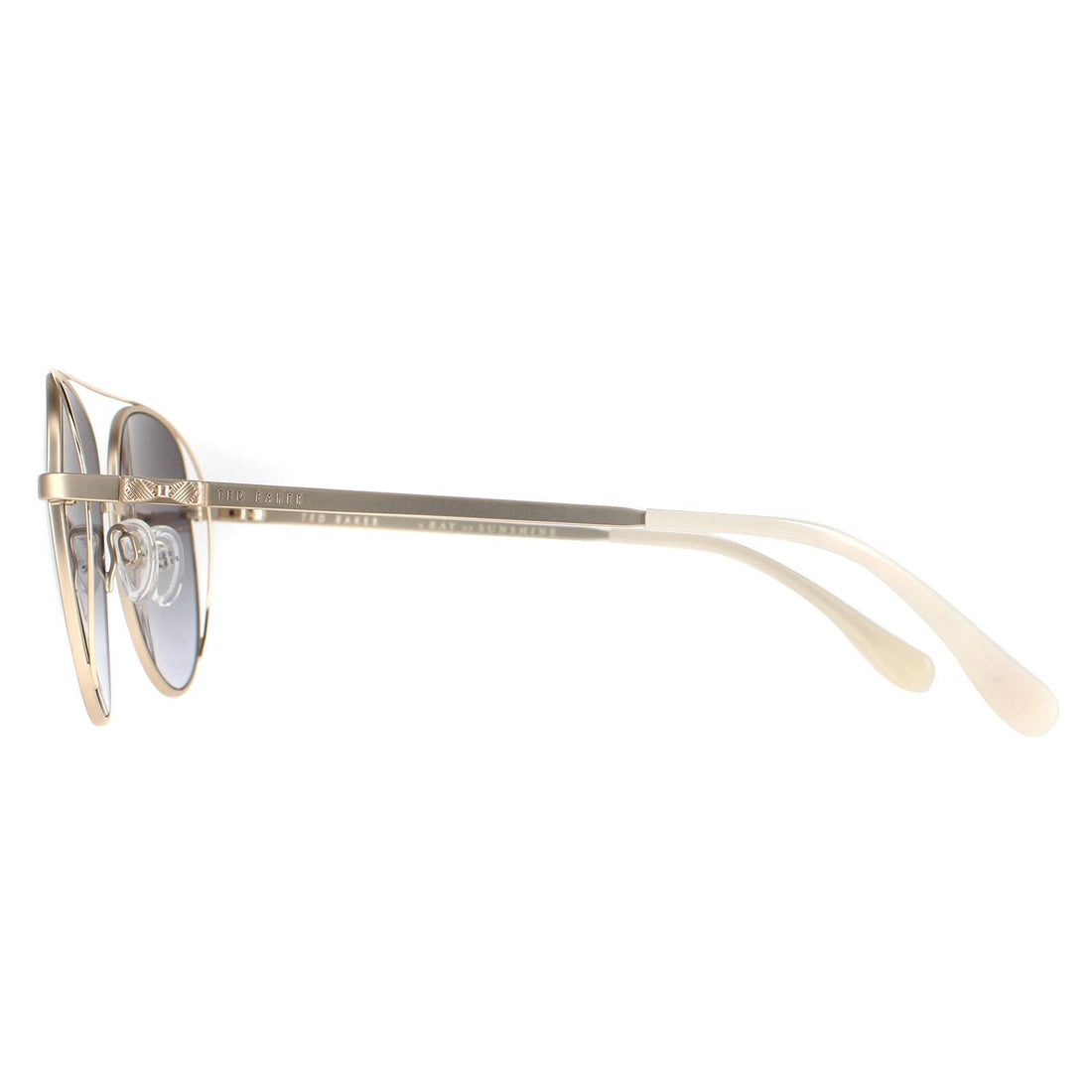 Ted Baker Sunglasses TB1575 Runa 403 Rose Gold Light Grey Gradient