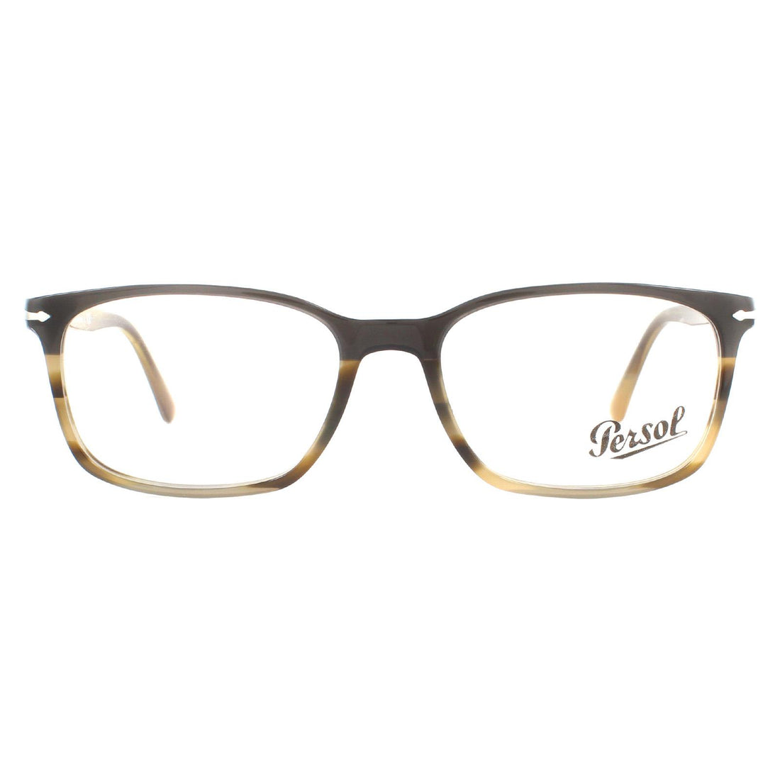 Persol PO3189V Glasses Frames Striped Brown 55