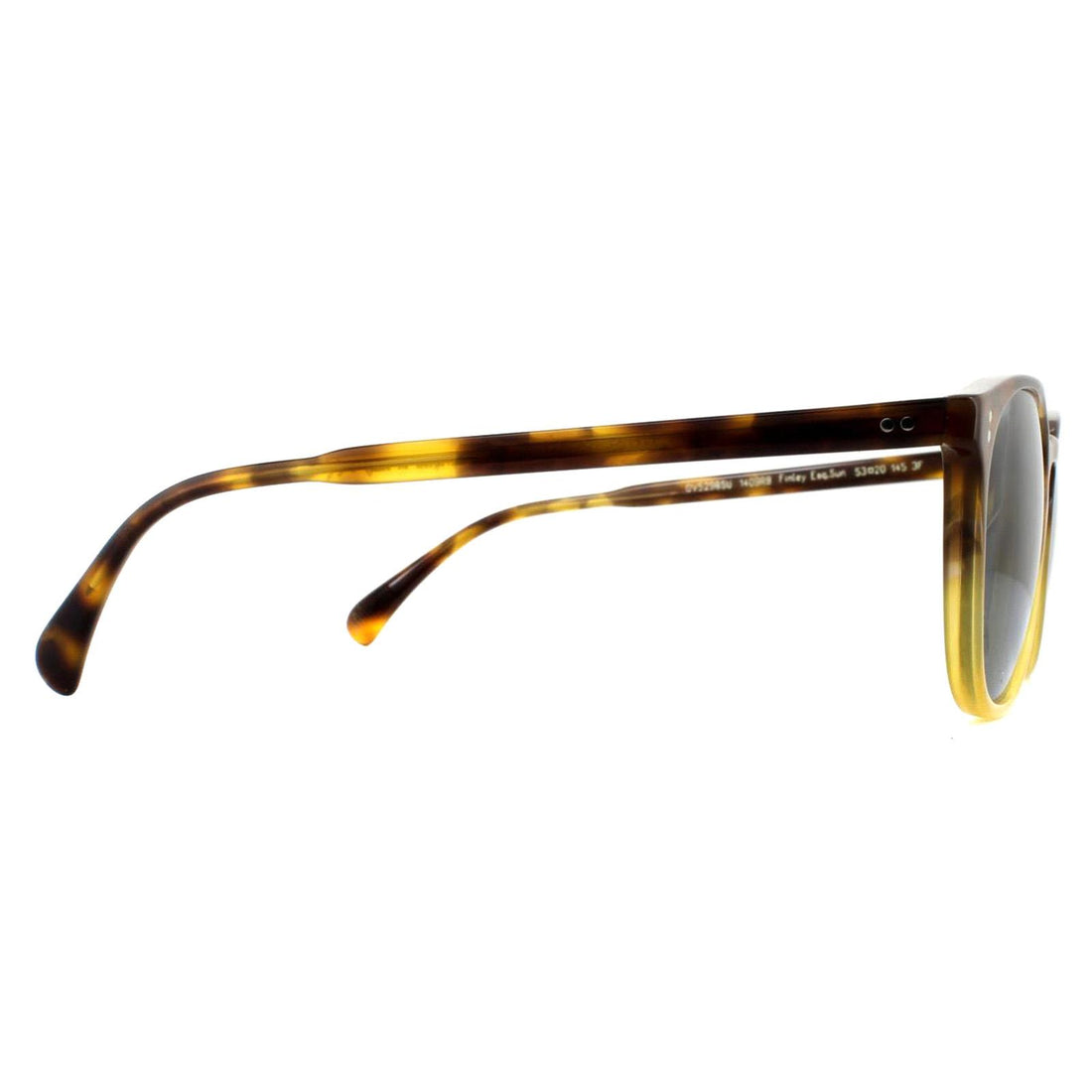 Oliver Peoples Sunglasses Finley Esq 5298SU 1409R8 Vintage Brown Tortoise Gradient Indigo Photochromic