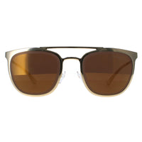 Emporio Armani EA2069 Sunglasses Pale Gold Brown Mirror Bronze