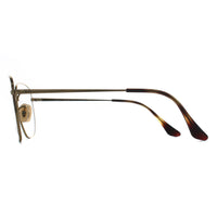Ray-Ban Glasses Frames RX6448 Hexagonal 2500 Arista Gold Men Women