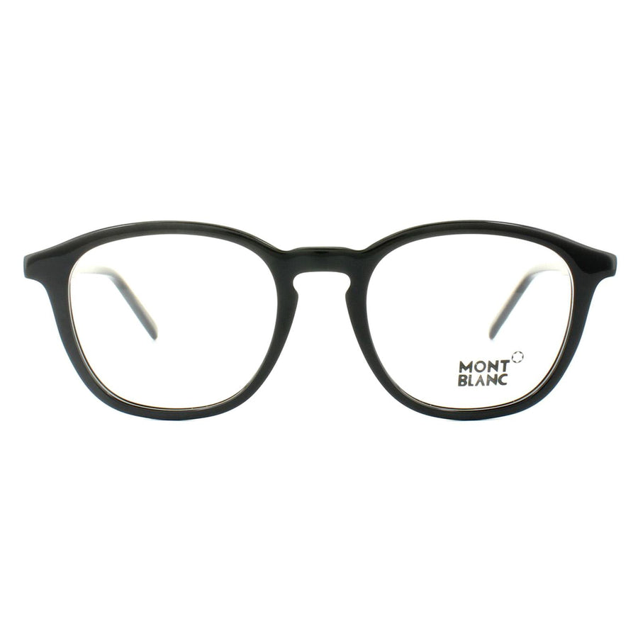 Mont Blanc Glasses Frames MB0613 001 Shiny Black
