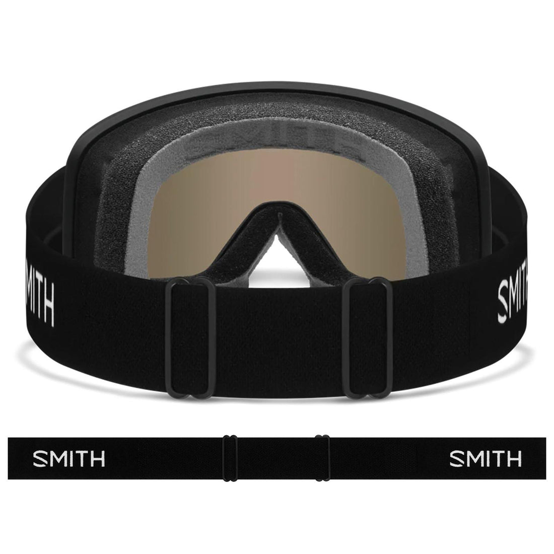 Smith Ski Goggles Transfer 0JX C1 Black Red Sol-X Mirror