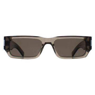 Saint Laurent Sunglasses SL660 003 Transparent Brown Grey