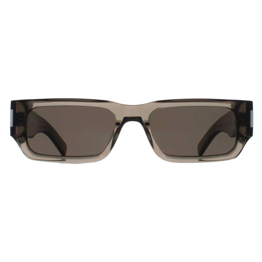 Saint Laurent SL660 Sunglasses Transparent Brown Grey