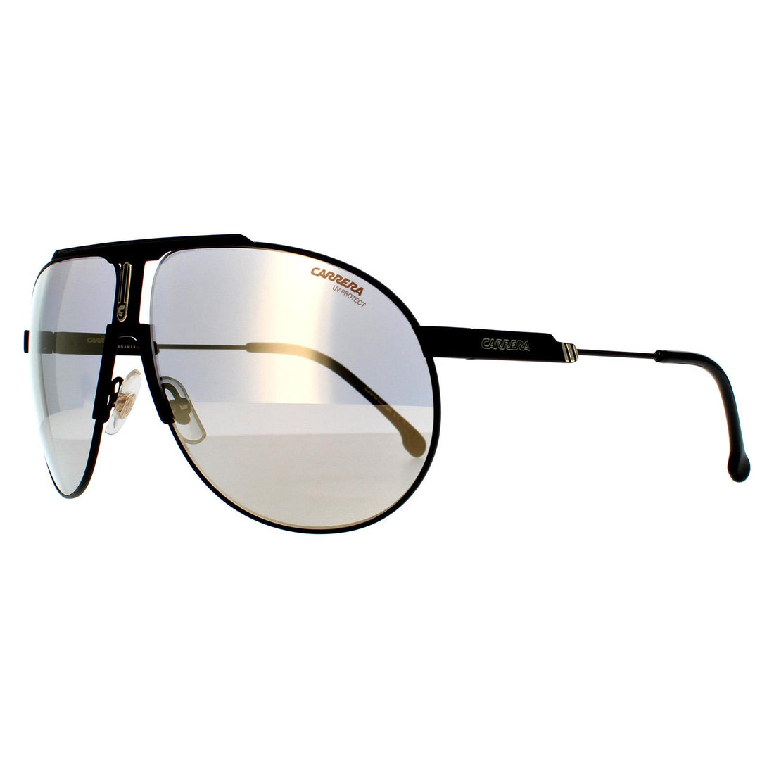 Carrera Sunglasses Panamerika65 003 JO Matte Black Grey Bronze Mirror