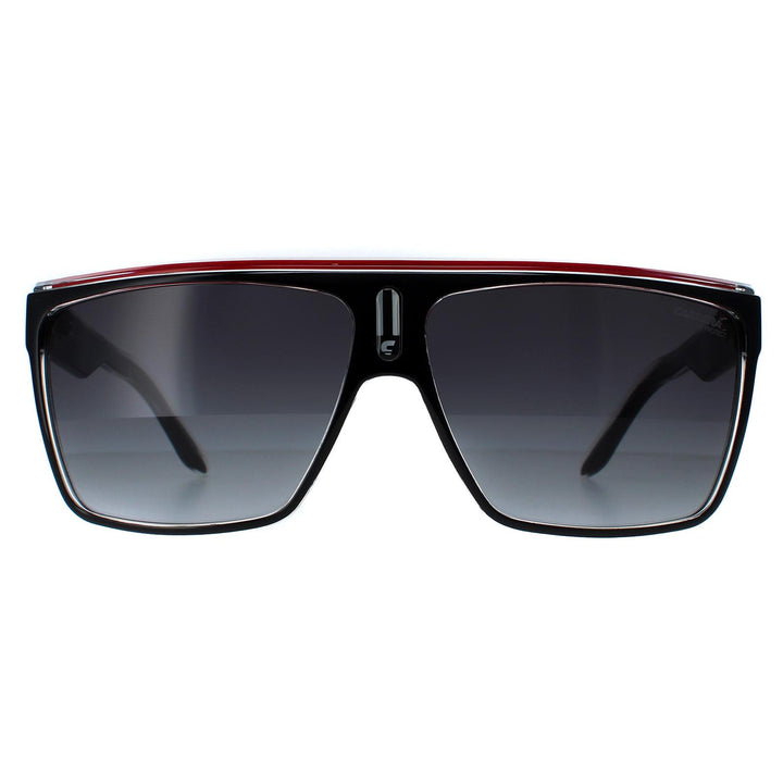 Carrera Sunglasses 22 OIT/9O Black Red Gold Dark Grey Gradient