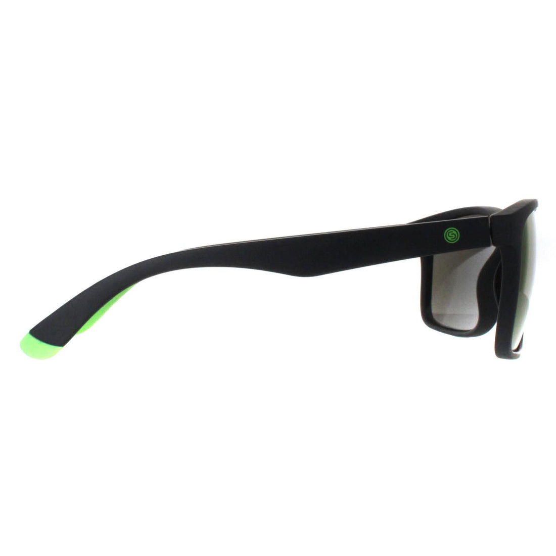 Smarty Sunglasses SA2306 C Matte Black Rubber Neon Green Bronze Grey Flash