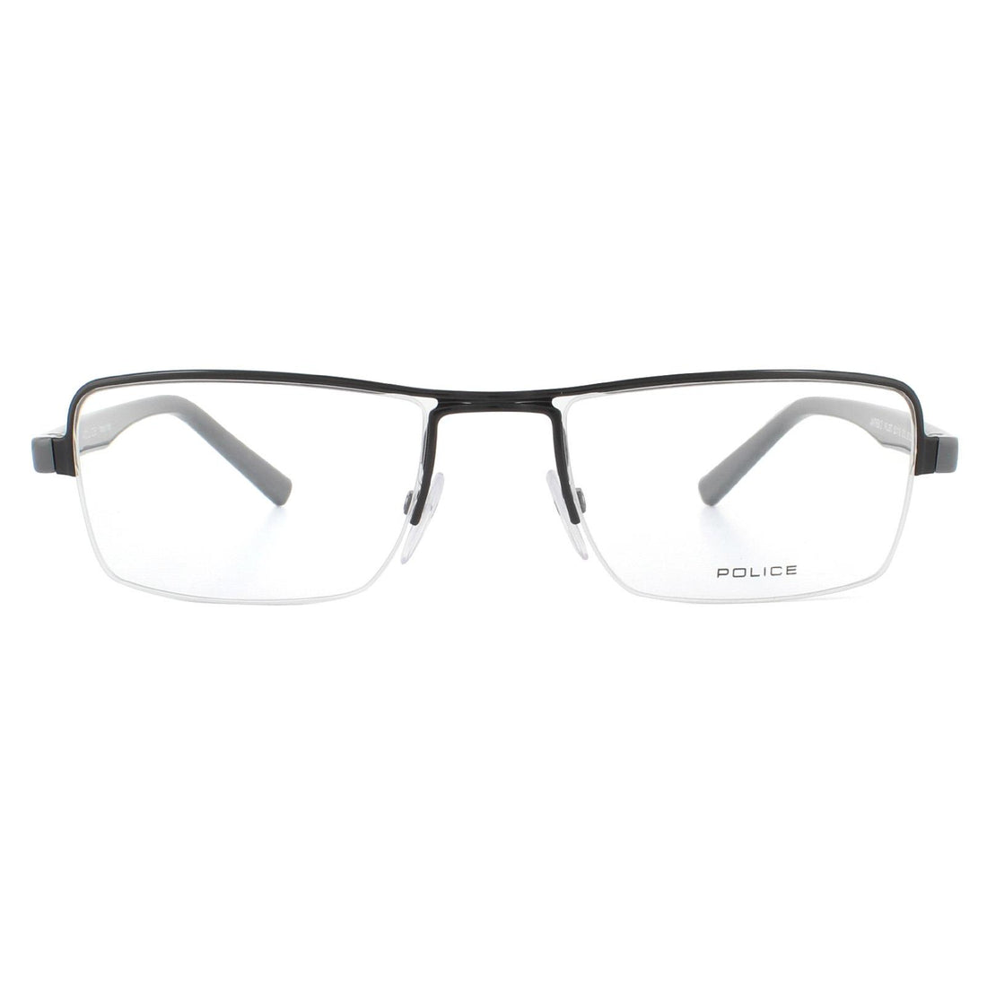 Police Glasses Frames Anthem 2 VPL257 0530 Shiny Black Men