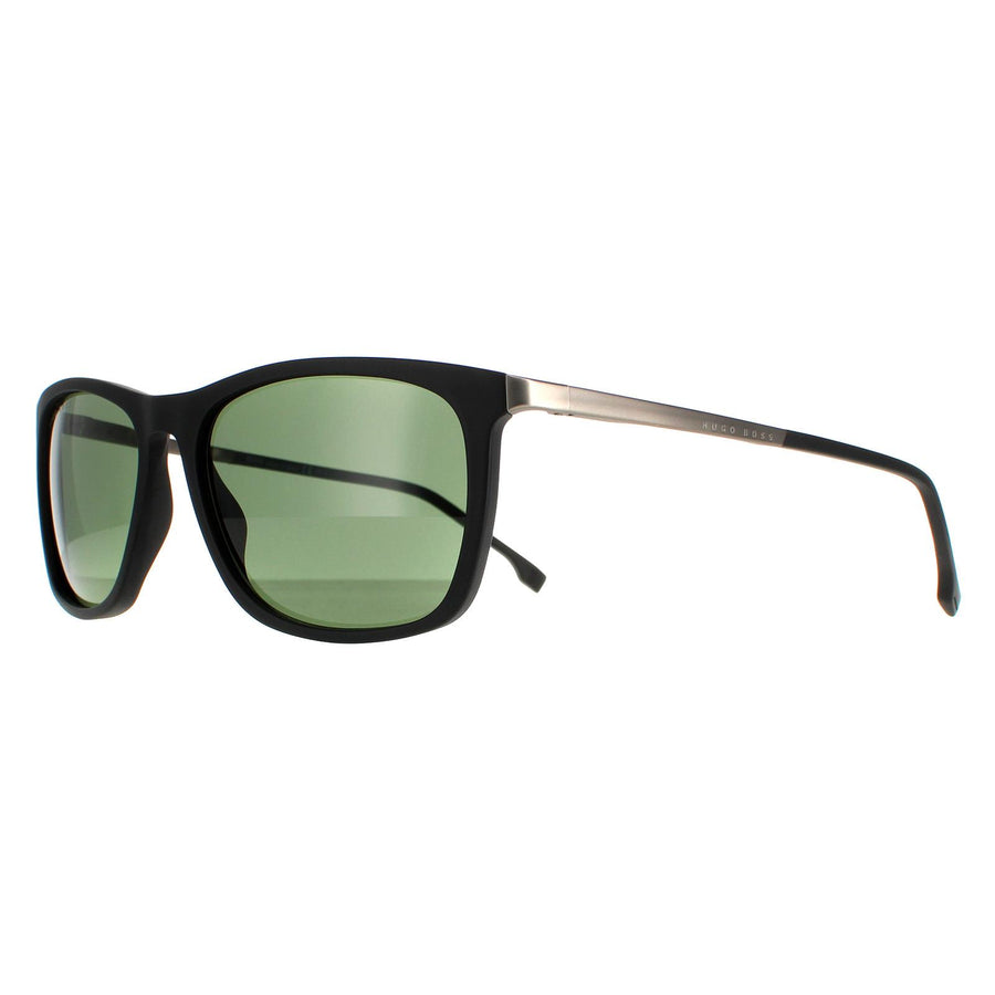 Hugo Boss Sunglasses BOSS 1249/S/IT 003 QT Matte Black Green