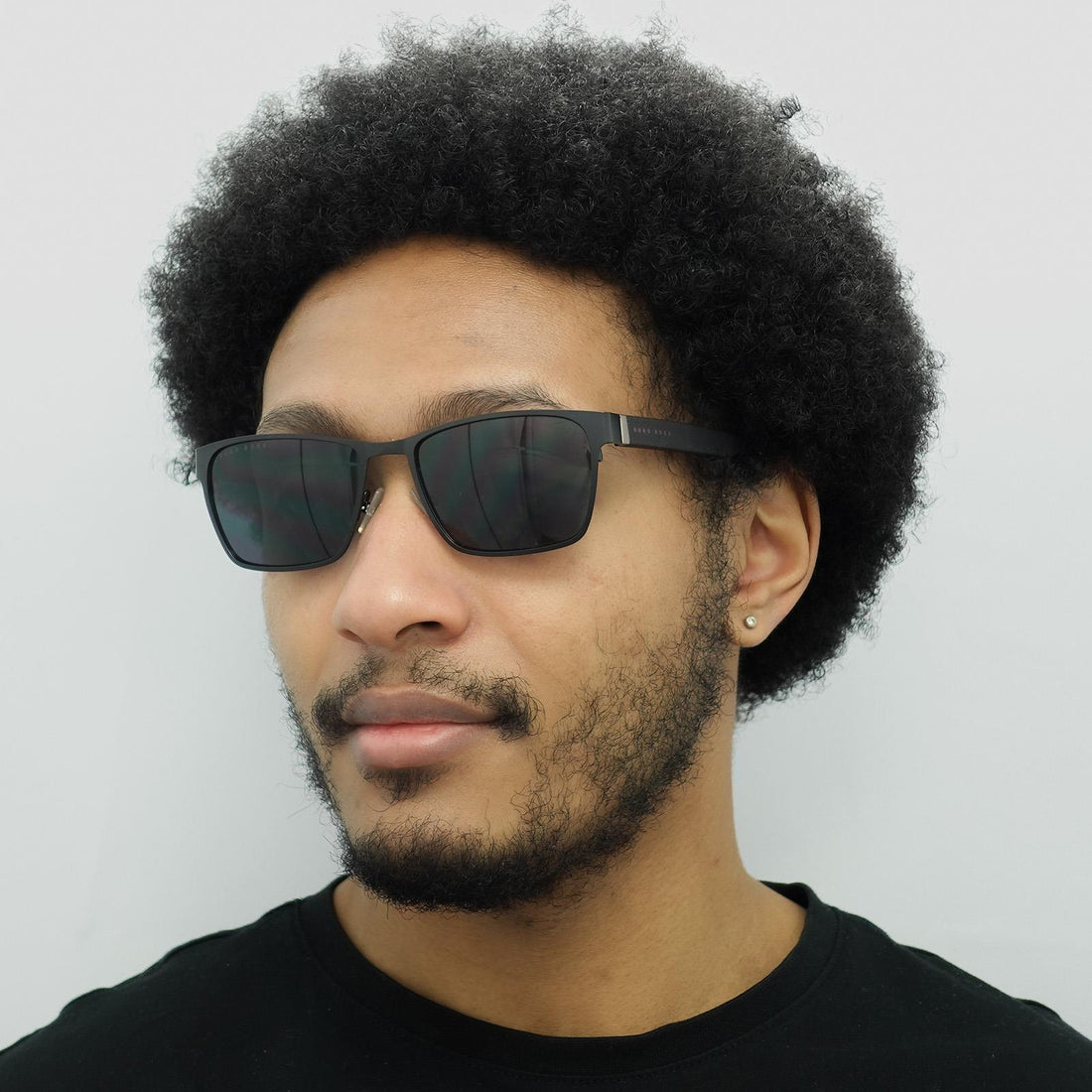 Hugo Sunglasses 1038/S 003 IR Matt Black Grey