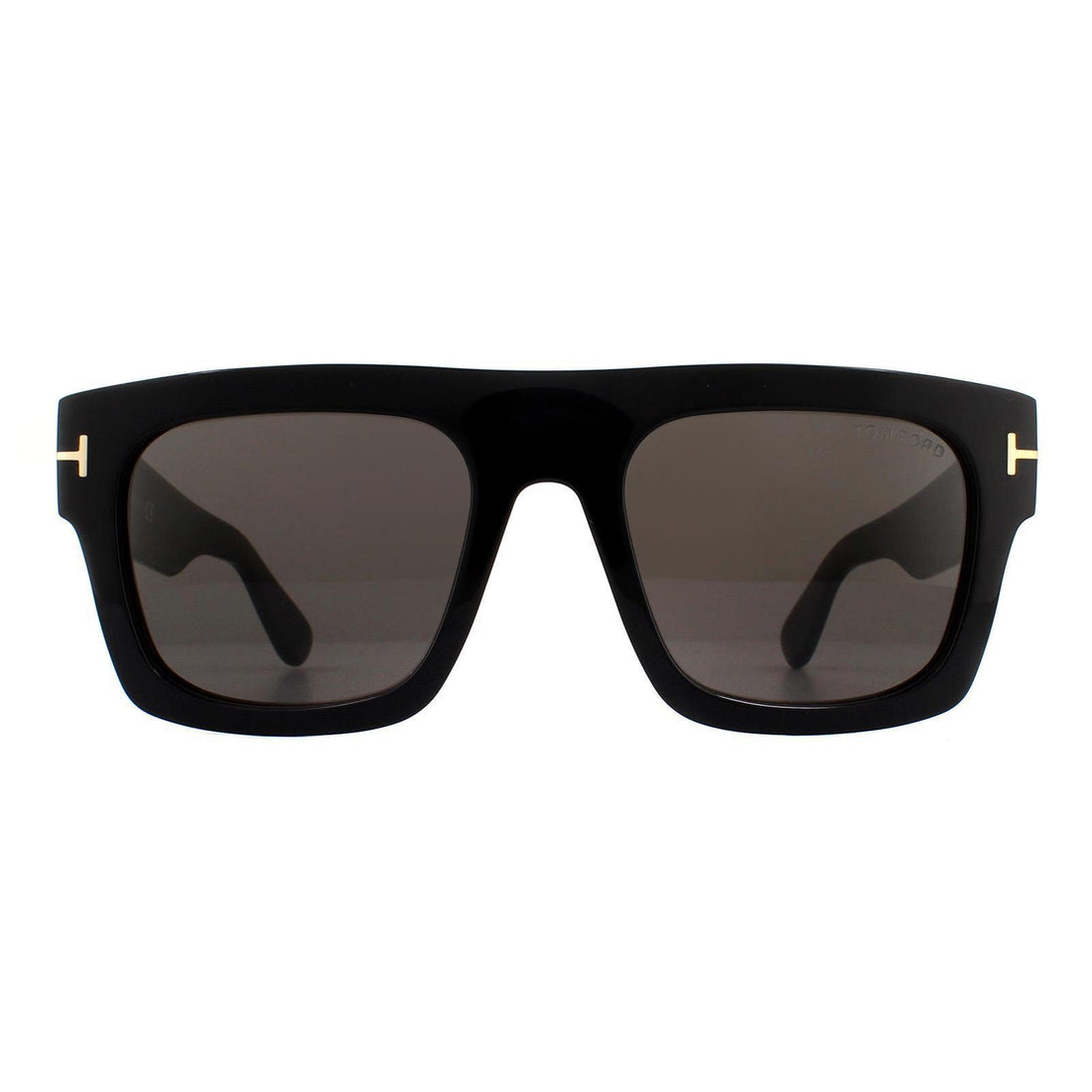 Tom Ford Sunglasses 0711 Fausto 01A Shiny Black Smoke Grey