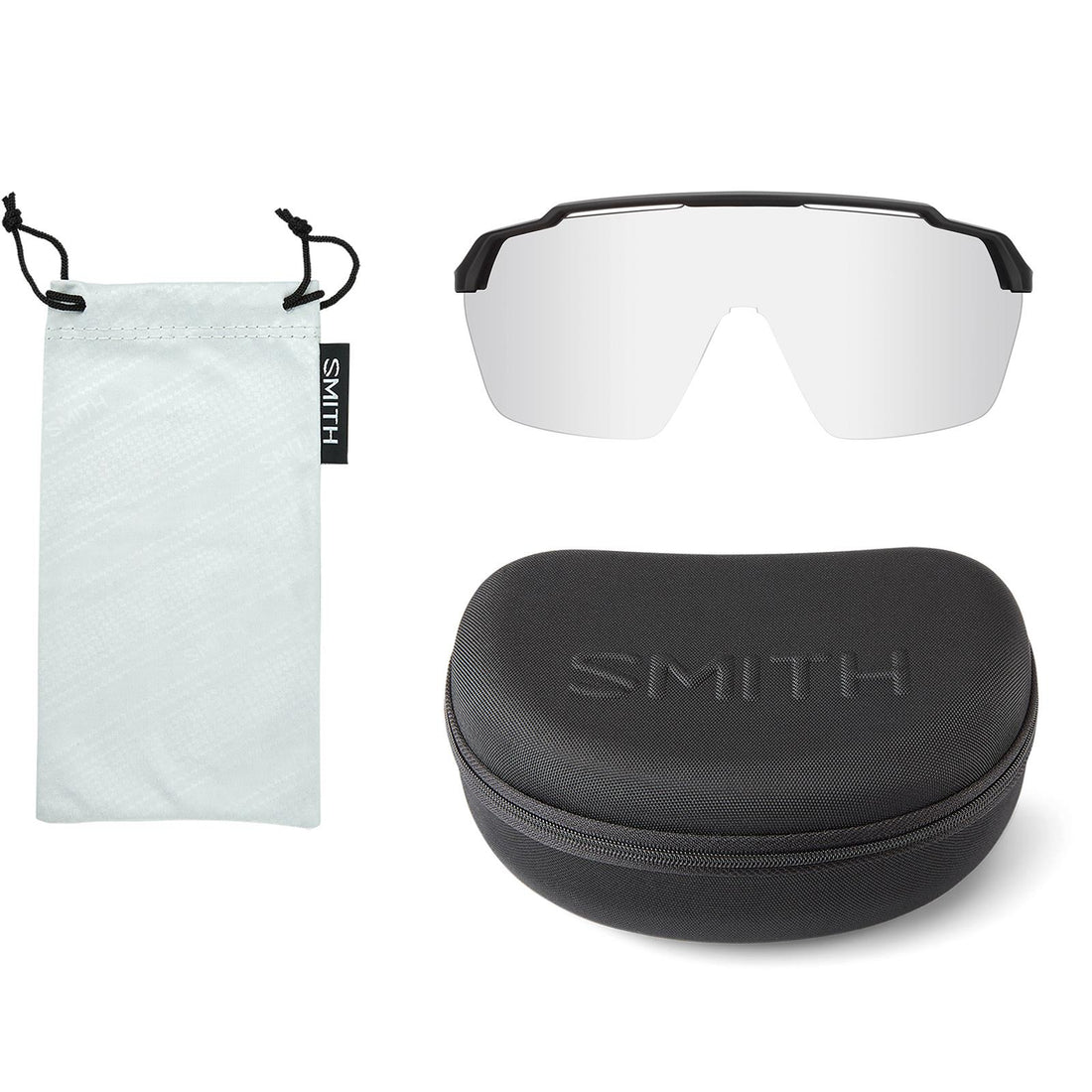 Smith Sunglasses Shift Mag 807 2W Black Photochromic Clear to Grey Oleophobic