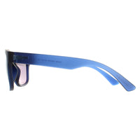 Serengeti Sunglasses Chandler SS557004 Matte Crystal Blue Saturn Polarized Smoke
