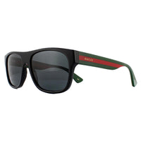 Gucci Sunglasses GG0341S 001 Black Green Red Grey