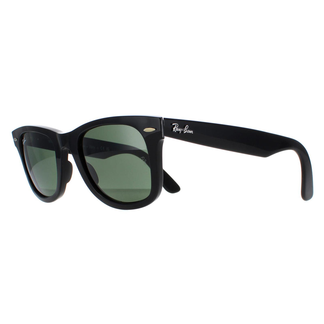 Ray Ban Sunglasses Wayfarer 2140 901 Black Green G 15 Medium 50mm