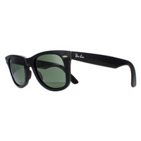 Ray-Ban Sunglasses Wayfarer 2140 901 Black Green G-15 Medium 50mm