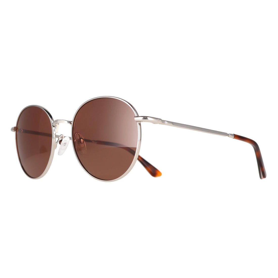 Calvin Klein Sunglasses CK21127S 045 Silver Dark Brown