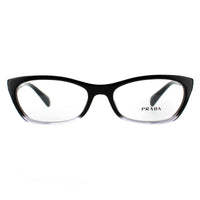 Prada 15PV Glasses Frames Black Gradient Transparent