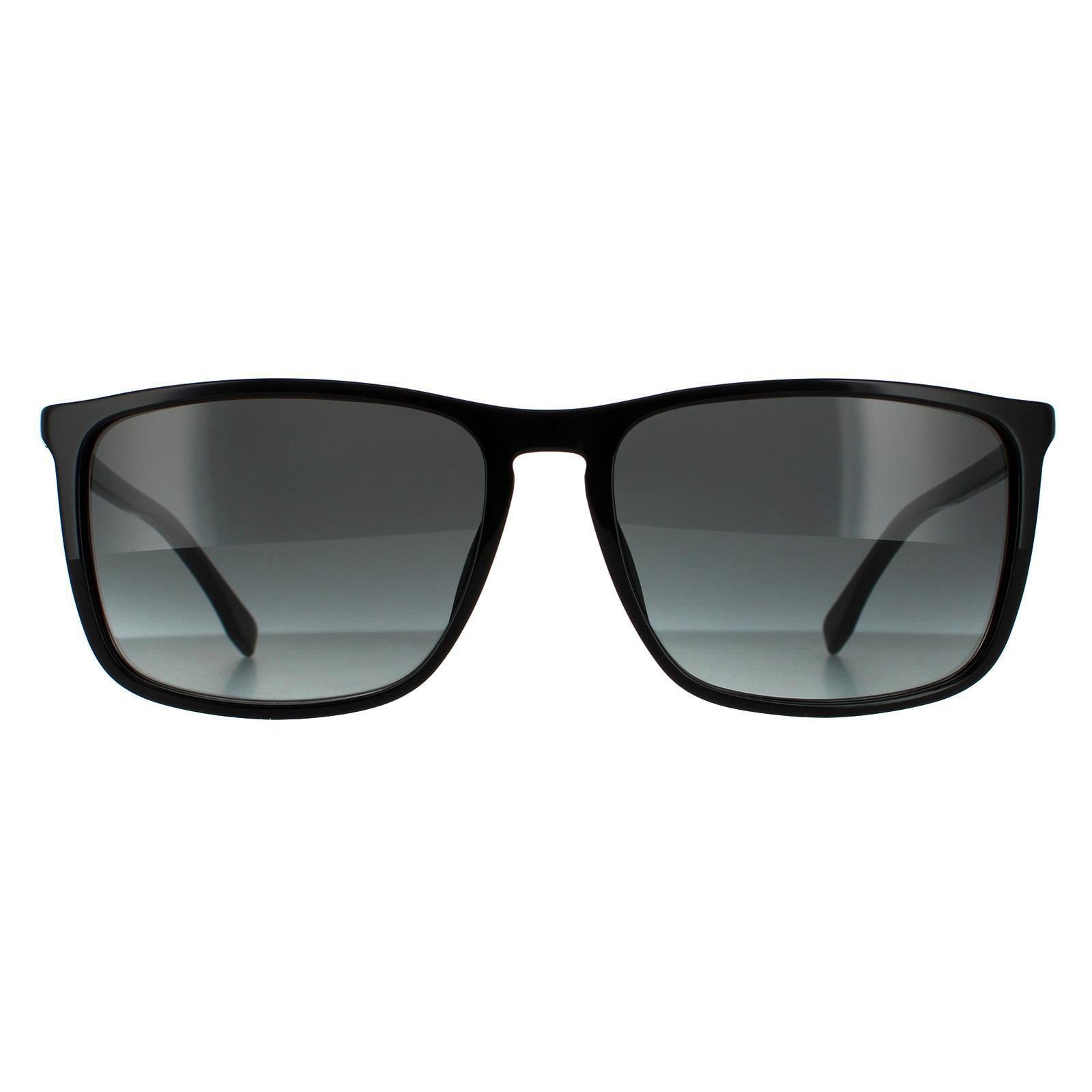 Sunglasses 0665 S IT 807 9O Black Dark Grey Gradient