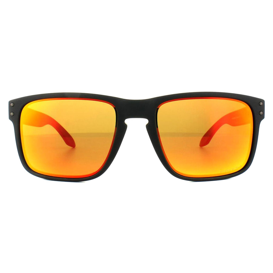 Oakley Holbrook oo9102 Sunglasses Matt Black Prizm Ruby