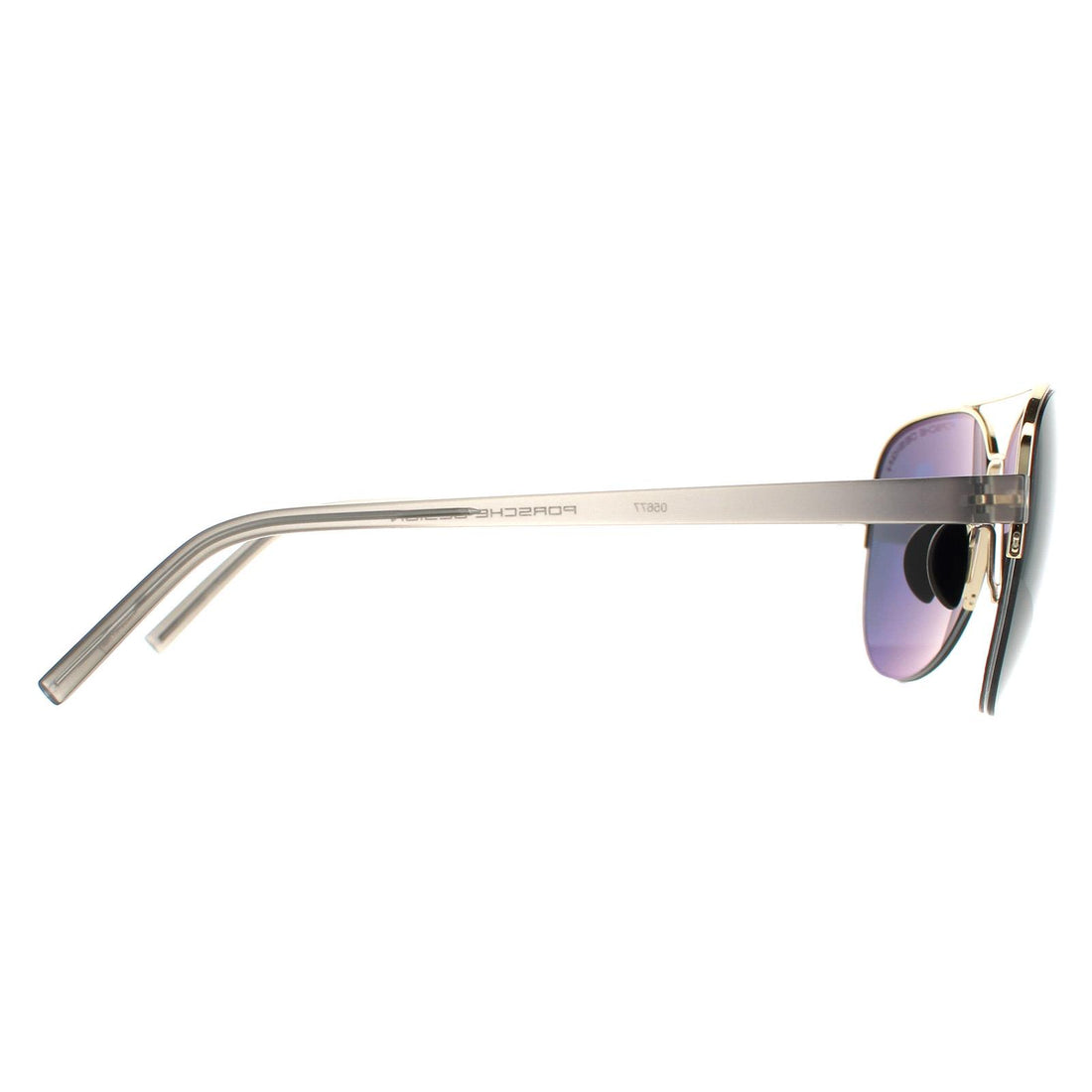 Porsche Design Sunglasses P8676 D Gold Grey Blue