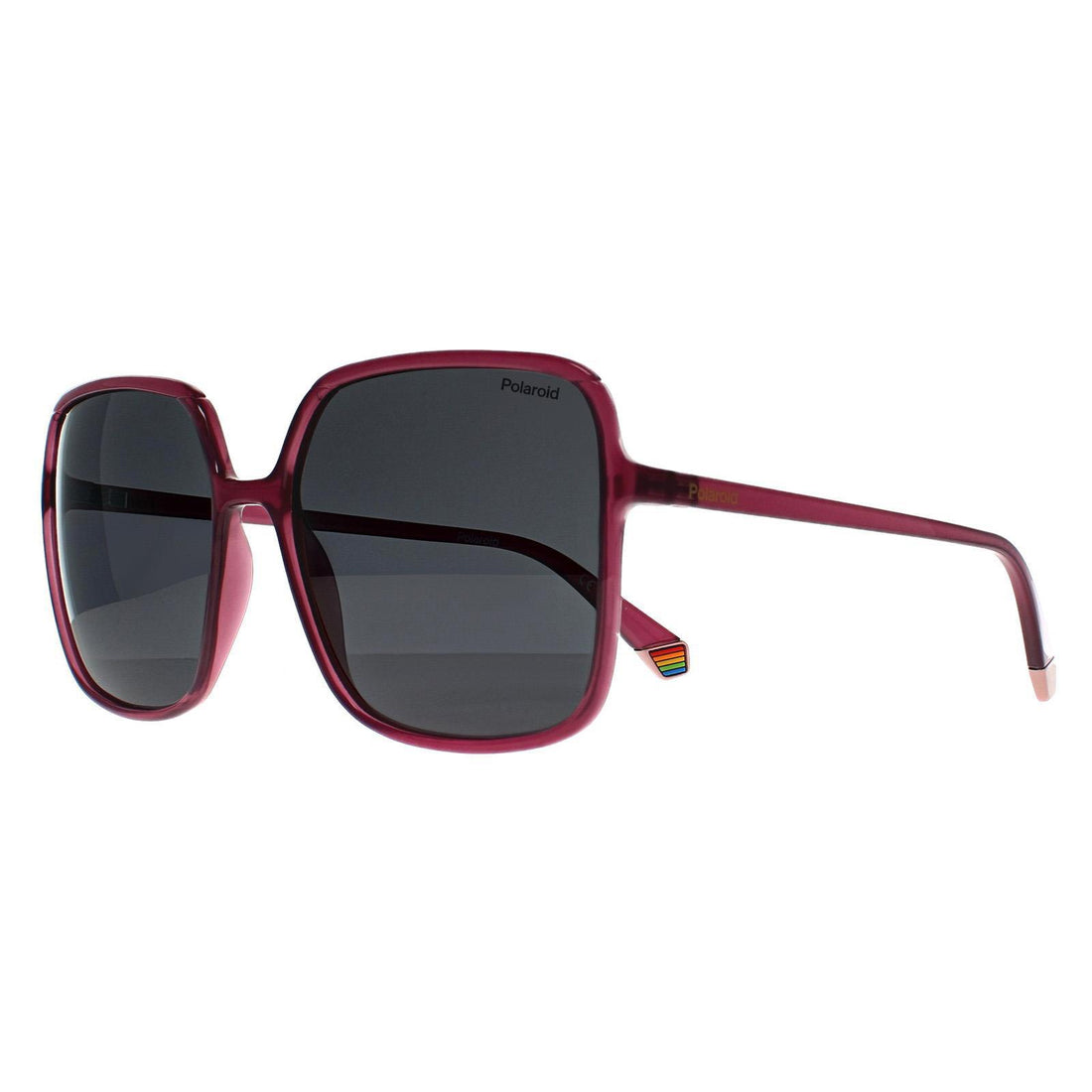 Polaroid Sunglasses PLD 6128/S MU1 M9 Fuchsia Pink Grey Polarized