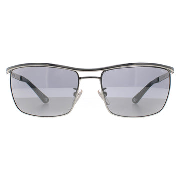 Police Sunglasses SPLB44 Origins 38 581X Matte Palladium Smoke Mirror Silver