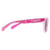 Polaroid Kids Sunglasses PLD 8035/S MU1 M9 Fuschia Grey Polarized