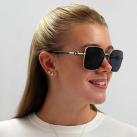 Versace Sunglasses VE2227 100287 Gold Dark Grey