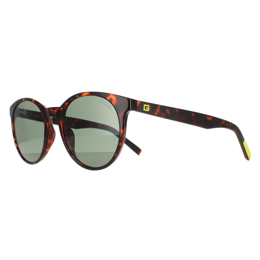 Guess Sunglasses GU00023 52N Dark Havana Green