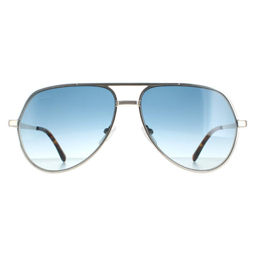 Lacoste L250SE Sunglasses Silver Blue Gradient