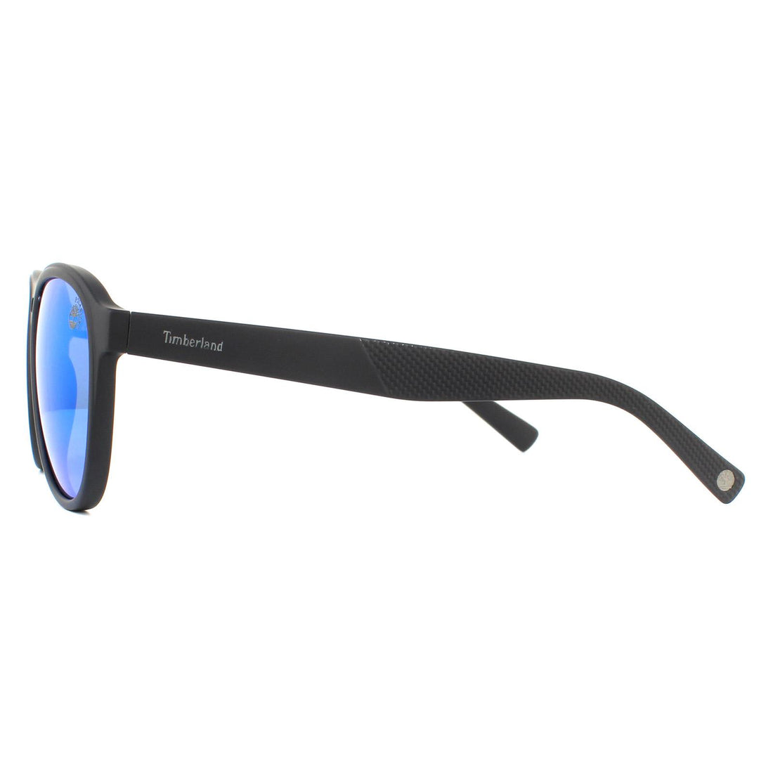 Timberland Sunglasses TB9140 02H Matte Black Blue Polarised