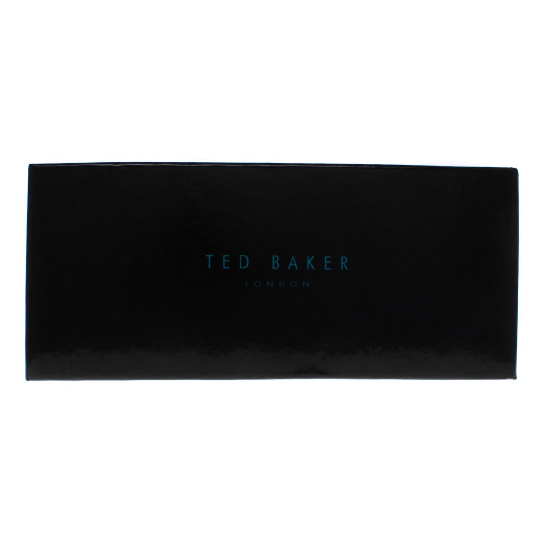 Ted Baker small black faux leather Glasses Case with cleaning cloth
