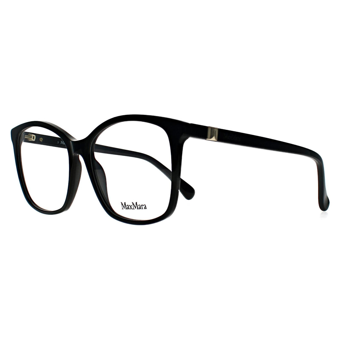 Max Mara Glasses Frames MM5023 001 Shiny Black Women