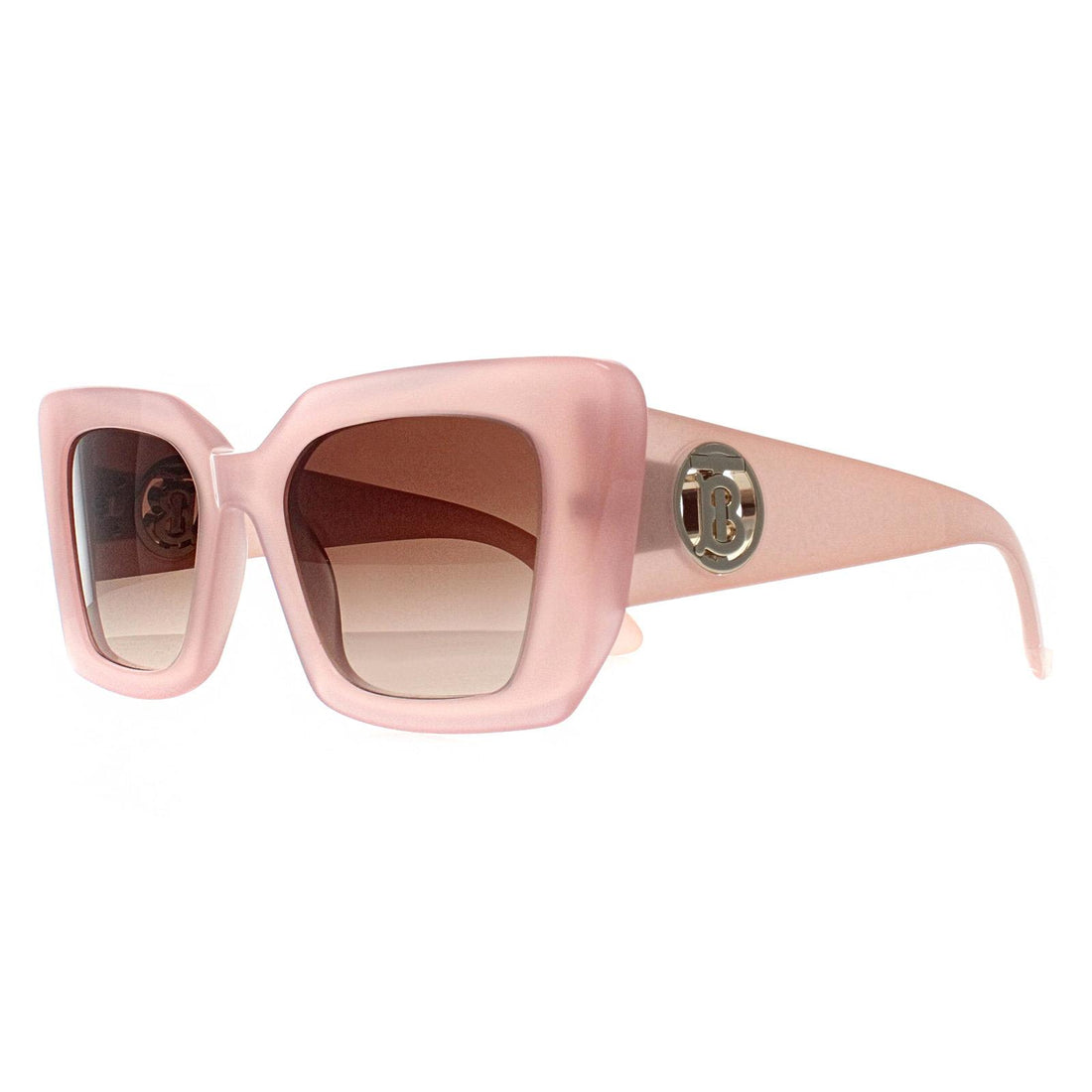 Burberry Sunglasses BE4344 Daisy 387413 Frosted Pink Brown Gradient