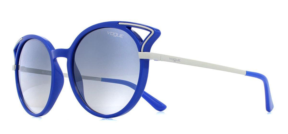 Vogue Sunglasses VO5136S 25407B Blue Gradient Light Blue Mirror Silver