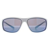 Nike Sunglasses Adrenaline MI EV1134 144 White Blue Mirrored