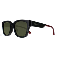 Gucci Sunglasses GG1670SK 005 Black with Green and Red Green