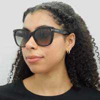 Tom Ford Sunglasses FT0937 Nora 52K Dark Havana Roviex Gradient