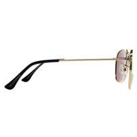 Prive Revaux Sunglasses Commando Mini J5G 5X Champagne Gold Blue Mirror