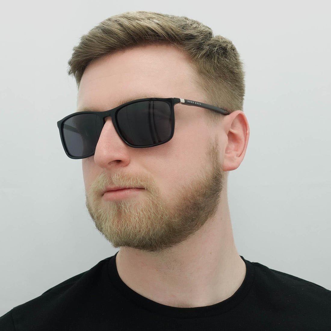 Hugo Boss Sunglasses BOSS 0665/S/IT 807 M9 Black Grey Polarized