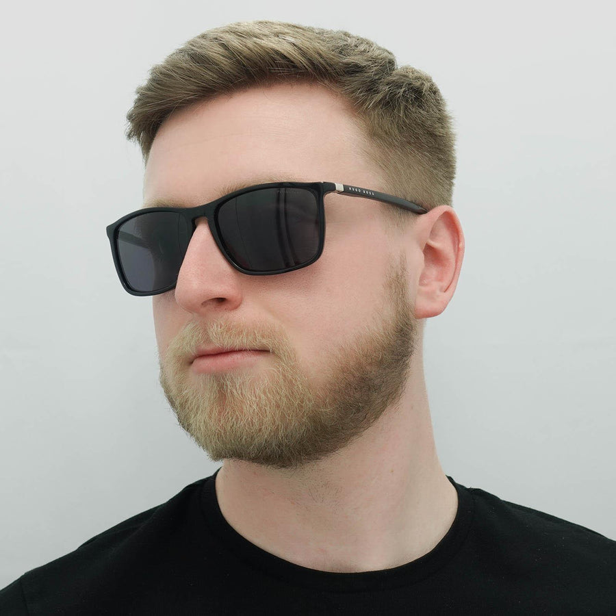 Hugo Boss Sunglasses BOSS 0665/S/IT 807 M9 Black Grey Polarized