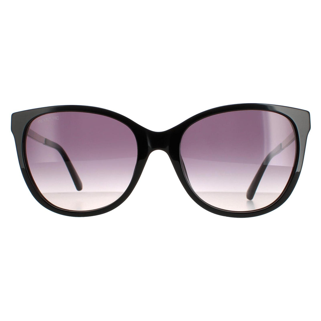 Swarovski SK0218 Sunglasses Matte Black / Grey Gradient
